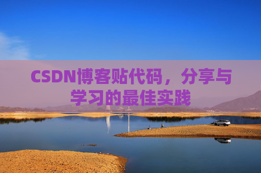 CSDN博客贴代码，分享与学习的最佳实践